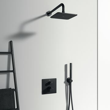 IDEAL STANDARD IDEALRAIN sprchové rameno 400 mm, nástenné, matná čierna  B9445XG Obrázek - fotka