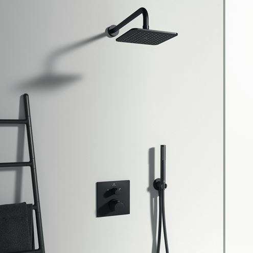 IDEAL STANDARD IDEALRAIN sprchové rameno 400 mm, nástenné, matná čierna  B9445XG Obrázek - fotka