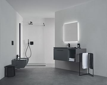 IDEAL STANDARD IDEALRAIN sprchové rameno 400 mm, nástenné, matná čierna  B9445XG Obrázek - fotka