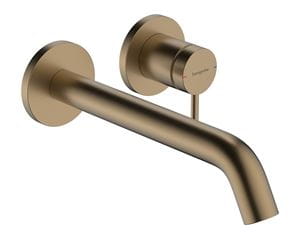 HANSGROHE TECTURIS S umývadlová podomietková batéria, s odtokovou súpravou, EcoSmart+, kartáčovaný bronz