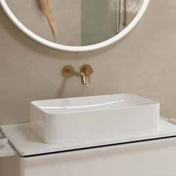 HANSGROHE TECTURIS S umývadlová podomietková batéria, s odtokovou súpravou, EcoSmart+, kartáčovaný bronz 73351140 Obrázek - fotka