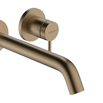 HANSGROHE TECTURIS S umývadlová podomietková batéria, s odtokovou súpravou, EcoSmart+, kartáčovaný bronz 73351140 Obrázek - fotka