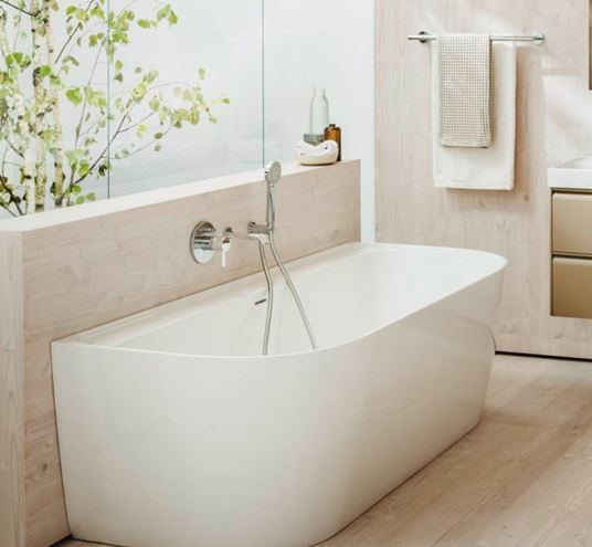 LAUFEN MEDA vaňa 180x80 cm, s panelom a nožičkami, Marbond  H2201170000001 Obrázek - fotka