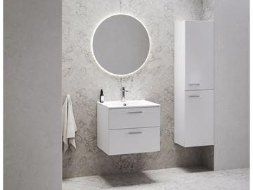 RAVAK CHROME SLIM umývadlo 70 cm, s otvorom pre batériu a prepadom, liaty mramor XJG01170001 Obrázek - fotka