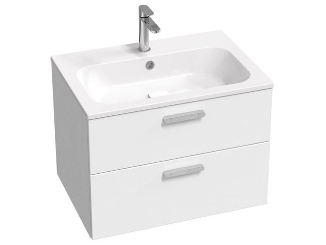 RAVAK CHROME SLIM umývadlo 70 cm, s otvorom pre batériu a prepadom, liaty mramor XJG01170001 Obrázek - fotka