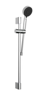 LAUFEN LUA E sprchová súprava 3-dielna, ručná sprcha pr. 100 mm, 2 prúdy, tyč, hadica, chróm 