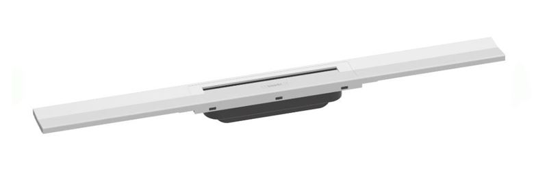 HANSGROHE 700 RAINDRAIN FLEX vrchná sada sprchového žľabu, skracovateľný, pre inštaláciu voľne na plochu, matná biela 56043700 Obrázek - Hlavní obrázek