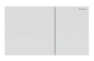 GEBERIT SIGMA 70 ovládacie tlačidlo pre dve splachovania, easy-to-clean, oceľ, matná biela 