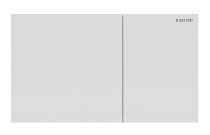 GEBERIT SIGMA 70 ovládacie tlačidlo pre dve splachovania, easy-to-clean, oceľ, matná biela  115.622.JT.1 Obrázek - Hlavní obrázek