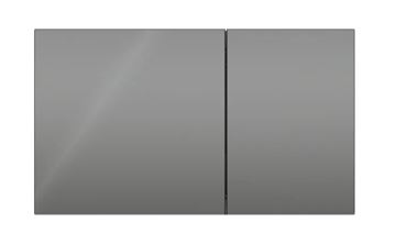 GEBERIT SIGMA 70 ovládacie tlačidlo pre dve splachovania, easy-to-clean, sklo, láva 