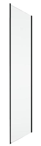 RONAL AMALIA D35F1 bočná stena 90x200 cm, matná čierna / číre sklo D35F1 090 06 07 Obrázek - Hlavní obrázek