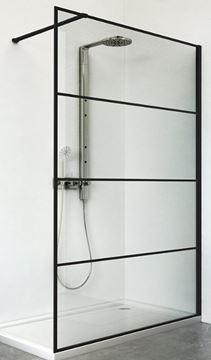 ROTH PHILLY LOFT HORIZON stena walk-in 120x200,3 cm, čierny elox/číre sklo PLH 12020 NPE Obrázek - fotka