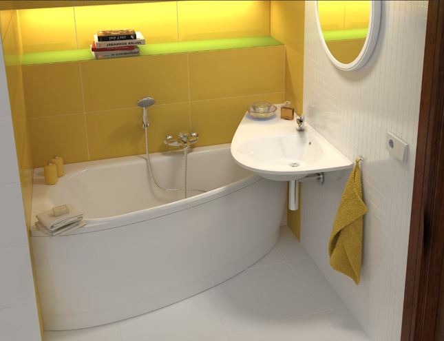 RAVAK AVOCADO 160 L čelný panel k vani 160x56,5 cm, ľavý CZQ1000A00 Obrázek - fotka