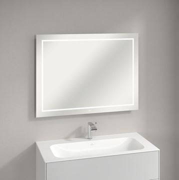 VILLEROY & BOCH FINION zrkadlo 100x75 cm, s osvetlením, s reguláciou teploty svetla F6001000 Obrázek - fotka