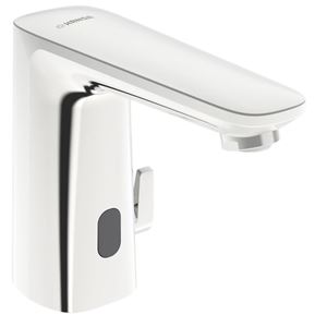 HANSA ELECTRA umývadlová senzorová batéria s reguláciou teploty, napájanie zo siete, Bluetooth, chróm