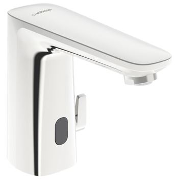 HANSA ELECTRA umývadlová senzorová batéria s reguláciou teploty, napájanie zo siete, Bluetooth, chróm