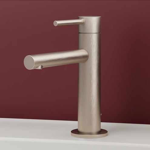 VITRA ORIGIN umývadlová stojanková batéria, s odtokovou súpravou, kartáčovaný nikel A4256834 Obrázek - fotka