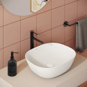 VITRA ORIGIN umývadlová stojanková batéria, matná čierna A4255736WTC Obrázek - fotka