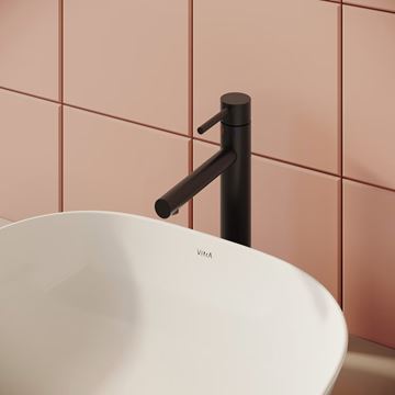 VITRA ORIGIN umývadlová stojanková batéria, matná čierna A4255736WTC Obrázek - fotka