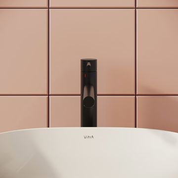 VITRA ORIGIN umývadlová stojanková batéria, matná čierna A4255736WTC Obrázek - fotka