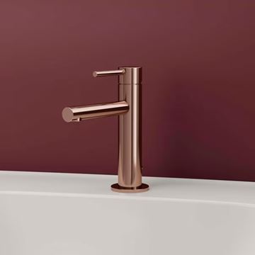 VITRA ORIGIN umývadlová stojanková batéria, lesklá medená A4255629 Obrázek - fotka