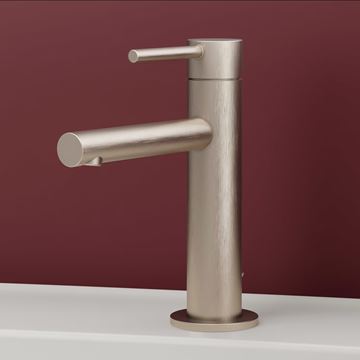 VITRA ORIGIN umývadlová stojanková batéria, kartáčovaný nikel A4255634 Obrázek - fotka