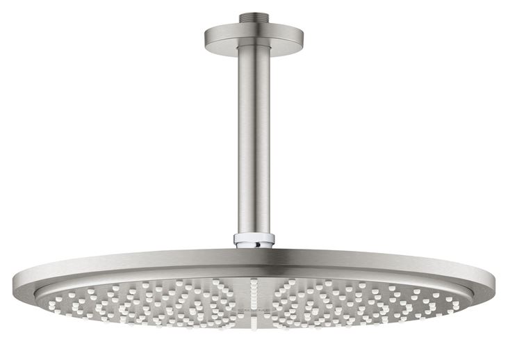 GROHE RAINSHOWER COSMOPOLITAN 310 horná sprcha pr. 310 mm, s ramenom, Water Saving, supersteel 26067DC0 Obrázek - Hlavní obrázek