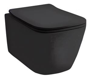 ARTCERAM A16 závesné WC, Rimless splachovanie, matná čierna 