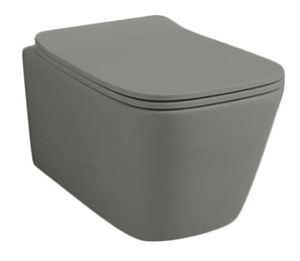 ARTCERAM A16 závesné WC, Rimless splachovanie, gravel 