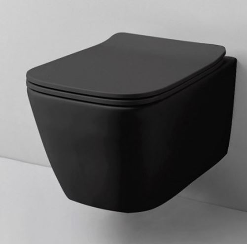 ARTCERAM A16 WC sedátko slim, SoftClose, matná čierna  ASA001 17,71 Obrázek - fotka