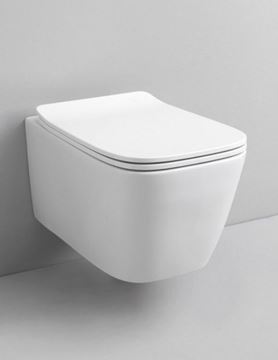 ARTCERAM A16 WC sedadlo slim, SoftClose, matná biela  ASA001 05,71 Obrázek - fotka