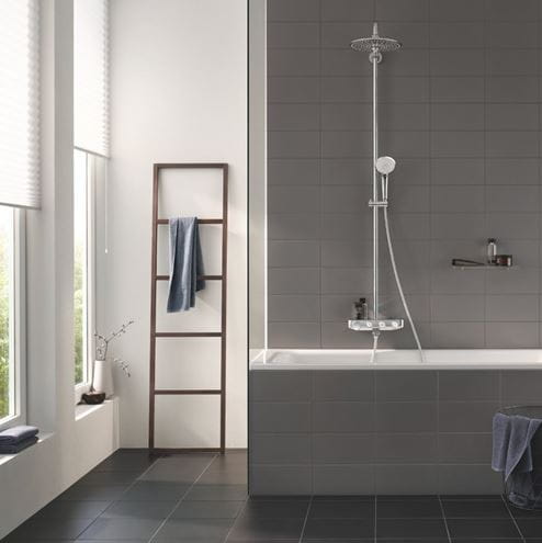 GROHE EUPHORIA SMARTCONTROL SYSTEM 260 vaňová termostatická batéria, s hornou a ručnou sprchou s 3 prúdmi, chróm 26510000 Obrázek - fotka