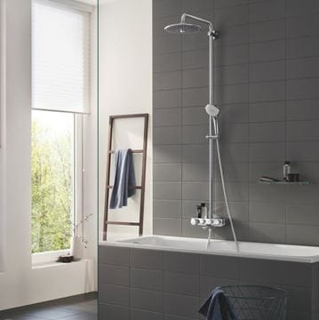GROHE EUPHORIA SMARTCONTROL SYSTEM 260 vaňová termostatická batéria, s hornou a ručnou sprchou s 3 prúdmi, chróm 26510000 Obrázek - fotka