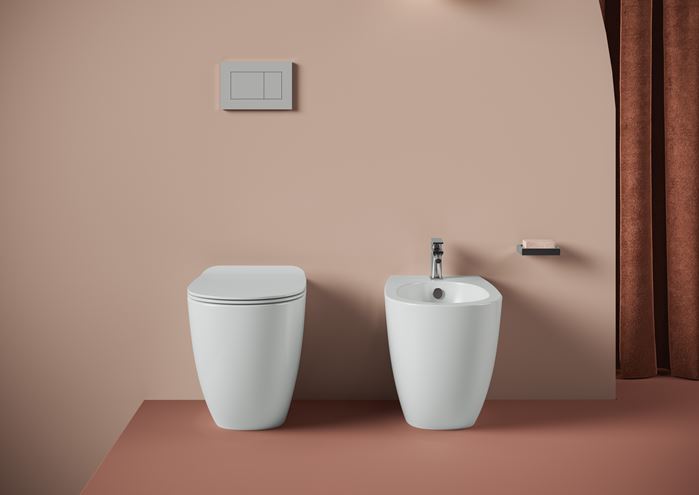 ARTCERAM FILE 2.0 WC sedadlo Slim, SoftClose, mat sand FLA014 59 Obrázek - fotka