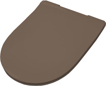 ARTCERAM FILE 2.0 WC sedadlo Slim, SoftClose, mat brown tortora
