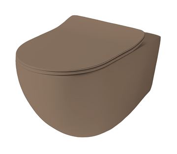 ARTCERAM FILE 2.0 WC sedátko Slim, SoftClose, brown tortora FLA014 40,00 Obrázek - fotka