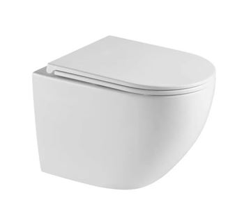 BASIC PRE závesné WC, so SoftClose sedadlom, hygienické splachovanie