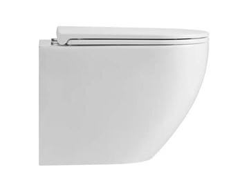 BASIC PRO závesné WC, so SoftClose sedátkom, Tornado Flush splachovanie BAPROPT052-WH Obrázek - fotka