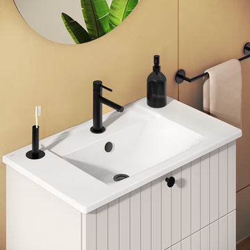 VITRA ORIGIN umývadlová stojanková batéria, matná čierna A4255636WTC Obrázek - fotka
