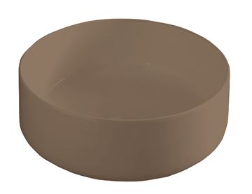 ARTCERAM COGNAC umývadlová misa 42 cm, bez prepadu, Saniglaze, brown tortora