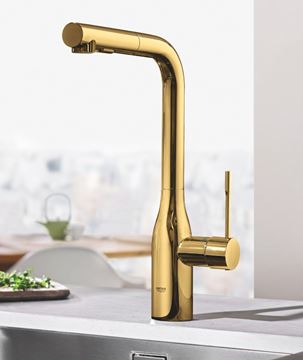 GROHE ESSENCE NEW drezová batéria, s vyťahovacou sprškou, cool sunrise 30270GL0 Obrázek - fotka