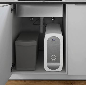 GROHE BLUE HOME drezová elektronická batéria, s filtračným a chladiacim zariadením, Bluetooth, napájanie zo siete, brúsený hard graphite 31454AL1 Obrázek - fotka