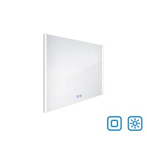 NIMCO ZP 11000 zrkadlo 80x70 cm, reverzibilné, s osvetlením, s reguláciou stmievania a teploty svetla, s dvoma senzormi