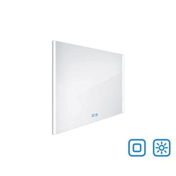 NIMCO ZP 11000 zrkadlo 80x70 cm, reverzibilné, s osvetlením, s reguláciou stmievania a teploty svetla, s dvoma senzormi