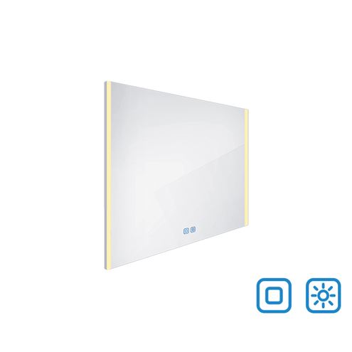 NIMCO ZP 11000 zrkadlo 80x70 cm, reverzibilné, s osvetlením, s reguláciou stmievania a teploty svetla, s dvoma senzormi ZP 11003VX Obrázek - fotka