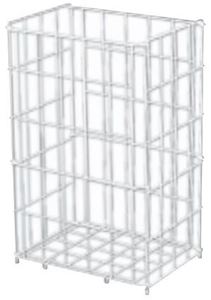 AZP BRNO odpadkový kôš 340x540x260mm, na postavenie, drôtený, komaxit