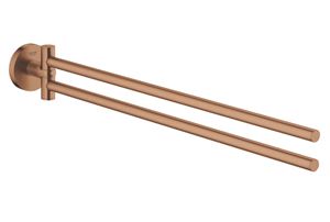 GROHE ESSENTIALS držiak uterákov 439 mm, dvojramenný, brúsený warm sunset