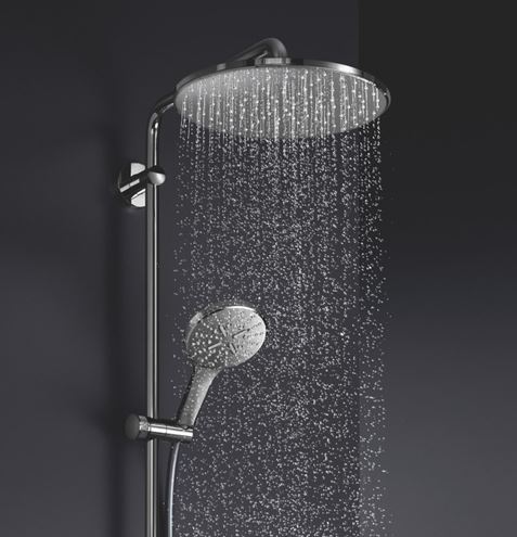 GROHE RAINSHOWER SMARTACTIVE 310 sprchový set s termostatickou batériou, horná sprcha, ručná sprcha, tyč, hadica, chróm 26648000 Obrázek - fotka