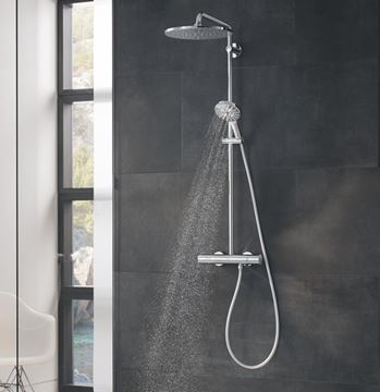 GROHE RAINSHOWER SMARTACTIVE 310 sprchový set s termostatickou batériou, horná sprcha, ručná sprcha, tyč, hadica, chróm 26648000 Obrázek - fotka