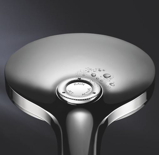 GROHE RAINSHOWER SMARTACTIVE 310 sprchový set s termostatickou batériou, horná sprcha, ručná sprcha, tyč, hadica, chróm 26648000 Obrázek - fotka
